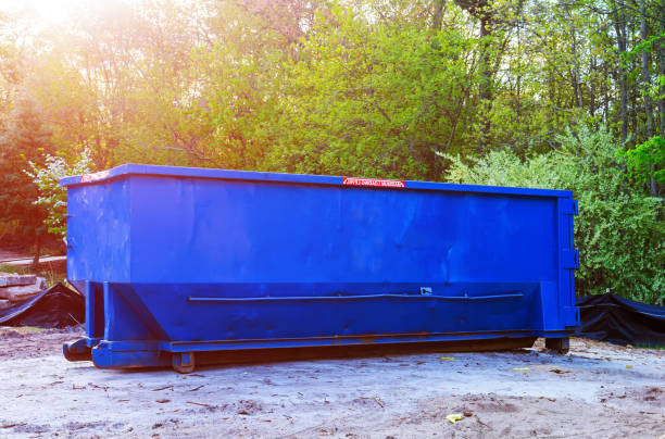 container for dust with production wastes garbage container on the structure