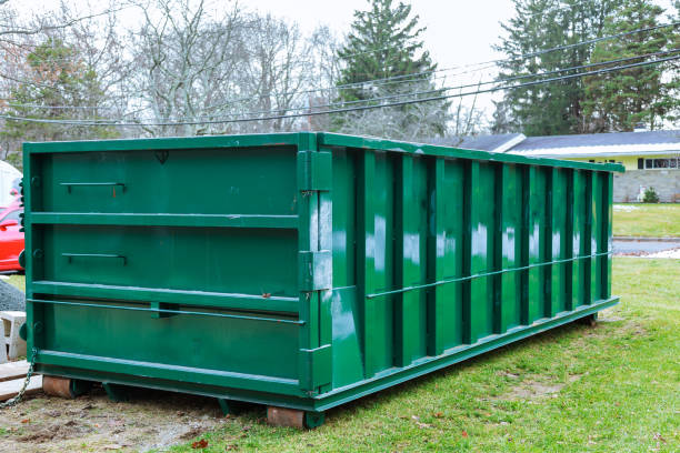 dumpster full garbage container full of blue garbage
